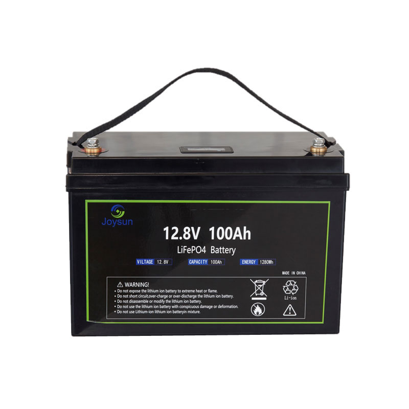 Batteria LFP 12,8 V 100 Ah 1280 Wh LiFePO4 BMS integrato